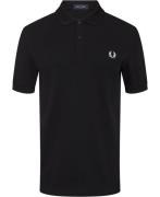 Fred Perry M6000 Mand Black / White / White Kortærmede Poloer Str L - ...