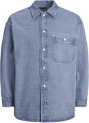 Jack & Jones Jorsantorini Denim Overshirt LS Mand Light Blue Denim Ove...