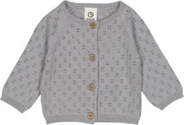 Müsli by Green Cotton Knit Pointelle Cardigan Baby Str 92 - Jasmin Blu...