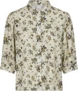 Lollys Laundry Bonoll Shirt SS Kvinde Flower Print Kortærmede Skjorter...