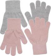 Melton 2pack Gloves - w. Lurex 6-10 år - Vanter & Luffer hos Magasin