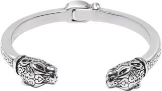 Nialaya Men's Panther Bangle in Stainless Steel M - Armbånd hos Magasi...