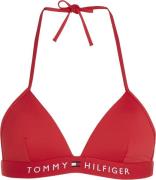 Tommy Hilfiger Triangle Fixed Foam Bikinitoppe Str L - Nylon hos Magas...