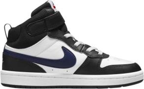 Nike Court Borough Mid 2 Sneakers Sort Sneakers Str 17 - Læder hos Mag...