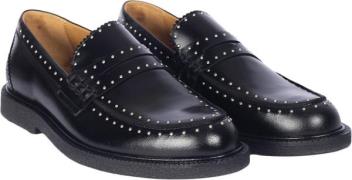 ANGULUS Klassisk Penny Loafer med Dekorativ Kvinde 1835 Black Loafers ...