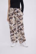 Envii Enrope Pants AOP 7038 Kvinde Desert Camo Cargo Bukser Str L - ho...