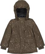 Mikk-Line Polyester Girls Jacket Glitter Str 128 Polyester - Chocolate...