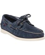 Sebago Portland Flesh Out W Kvinde 908 - Blue Navy Snøresko Str 41 - h...