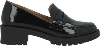 Bianco Biapearl Simple Penny Loafer Patent Aquarius Kvinde Black Loafe...