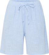 Sorbet Sbalexa Stripe Shorts Kvinde Cerulean Bermudashorts Str L - hos...