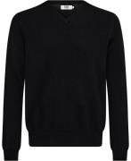 Magasin Mads 1 100% Cashmere Mand Black Sweaters Str XL Cashmere