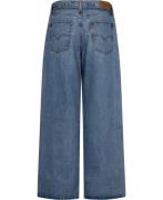 Levi's XL Straight Thanks Friend Kvinde Blå Wide Jeans Str W28/L33 - h...