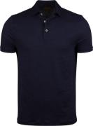 Stenströms Linen Polo Shirt Mand Navy Kortærmede Poloer Str L - hos Ma...