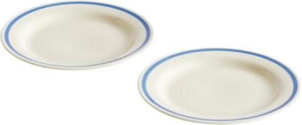 Hay Sobremesa Plate18,5 Set of 2-blue Blue - Frokosttallerkener hos Ma...