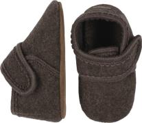 Melton Wool Slippers With Velcro Denver Melange Hjemmesko Str 26/27 - ...