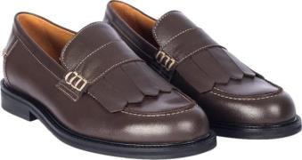 ANGULUS Klassisk Penny Loafer med Frynser Kvinde 2962 Brown Loafers St...