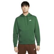 Nike Club Fleece Hoodie Mand Gorge Green/gorge Green/white Hoodies Str...