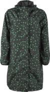 Danefæ Edith Rainjacket Kvinde Black/khaki Fleur Regnjakker Str L - ho...