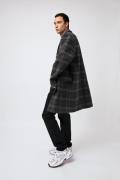 Magasin Chris Wool Coat GRS Mand Check Frakker Str L