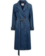 Levi's Spade Trench Lets GET Lost AGA Kvinde Blå Trenchcoats Str L - h...