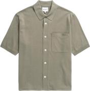 Norse Projects Rollo Cotton Linen SS Shirt Mand Clay Kortærmede Skjort...