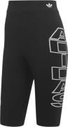 adidas Midwaist Letter Korte Tights Kvinde Sort Bikershorts Str 40 - B...