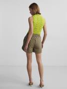 Pieces Pcadina HW Shorts D2D DE Kvinde Deep Lichen Green Casual Shorts...