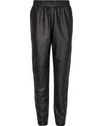 Micha Pants_ Leather Leggings Kvinde Black Læderbukser Str 40 - hos Ma...