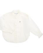 Tommy Hilfiger Grid Dobby TOP L/S Str 5 år / 110 cm - Ancient White Sk...