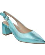 Gardenia Cupiter Kvinde Aqua Slingbacks Str 40 - Læder hos Magasin