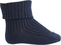 mpKids Anklesock 2/2 pad Baby Str 19/21 - Indi Blue Strømper Bomuld ho...