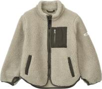 Liewood Nolan Pile Jacket Str 98 - Mist / Army Brown Fleece hos Magasi...