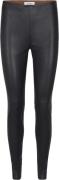 Mos Mosh Lucille Stretch Leather Legging Kvinde Black Leggings Str L -...