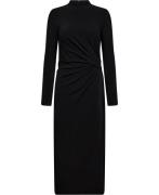 InWear Solanaiw LS Dress Kvinde Black Midi Kjoler Str L - hos Magasin