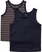 Magasin Boys Tanktops 2pack Str 4 Navy Blazer / Cartouche Stripe Under...