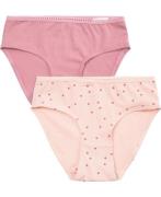 Magasin Girls Briefs 2pack Str 4 Rose Dot / Mesa Rose Underbukser Bomu...