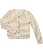 Magasin Knitted Cardigan Kids Str 4 Beige Cardigans Bomuld