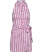 MANGO Dress .- Capri Kvinde Pink Korte Kjoler Str L - hos Magasin