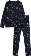 The New Tnholiday Nightset Str 110-116 cm/5-6 år - Navy Blazer Aop Nat...