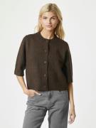 Neo Noir Elmira Knit Cardigan Kvinde Chocolate Brown Sweaters Str 40 -...