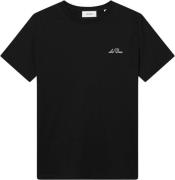 Les Deux Crew Tshirt Mand Black/white Kortærmede T-shirts Str L - hos ...