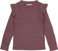 The New Tnfarah L_S Tee Str 110-116 cm/5-6 år - Crushed Berry Langærme...