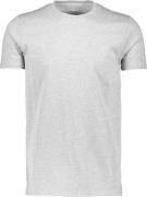 Lindbergh Mens Stretch Crew Neck tee S/S Mand Grå Kortærmede T-shirts ...