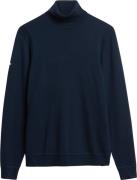 Superdry Merino Roll Neck Jumper Mand Darkest Navy Turtlenecks Str L M...