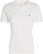 Tommy Hilfiger Slim Cody CNK SS Kvinde Ybl Kortærmede T-shirts Str L -...