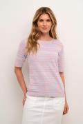 Culture Culyra Multi SS Pullover Kvinde Multi Stripe Kortærmede T-shir...