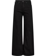 Lee Stella_A_Line Dark_Path Kvinde Denim Black Wide Jeans Str 25/31 - ...