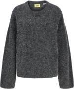 JJXX Jxmarsha Crew Neck Knit Kvinde Dark Grey Melange Toppe Str L - ho...