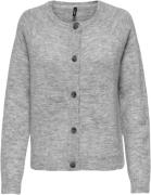 ONLY Onlallison LS Oneck Cardigan EX KN Kvinde Grå Sweaters Regular Fi...