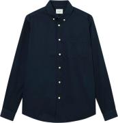 Forét Camp Light Twill Shirt Mand Navy Langærmede Skjorter Str L - hos...